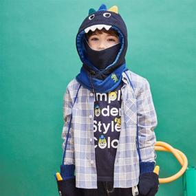 img 2 attached to TRIWONDER Balaclava Winter Warm Fleece Accessories for Boys and Cold Weather