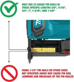 img 1 attached to 🔨 Makita XTP02Z Cordless Lithium Ion Nailer