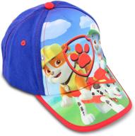 🧢 optimized: paw patrol boys cotton baseball cap - nickelodeon (ages 2-4) logo