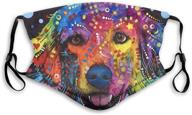 🐶 vibrant retriever washable bandanas balaclava: women's accessories for scarves & wraps logo