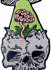 img 3 attached to 🛸 UFO Patch: Embroidered Badge for Those Losing Their Mind - Iron/Sew-on Emblem