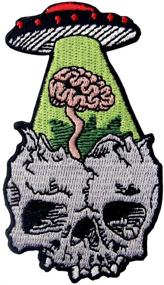 img 4 attached to 🛸 UFO Patch: Embroidered Badge for Those Losing Their Mind - Iron/Sew-on Emblem