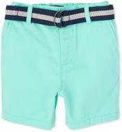 childrens place belted shorts desert logo