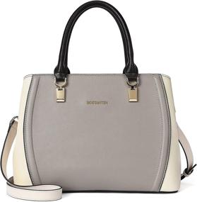img 4 attached to 👜 Stylish BOSTANTEN Designer Women's Handbags & Wallets: Top Handle, Shoulder, and Crossbody Styles in Satchels