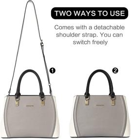 img 2 attached to 👜 Stylish BOSTANTEN Designer Women's Handbags & Wallets: Top Handle, Shoulder, and Crossbody Styles in Satchels