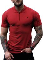 👕 coofandy polyester pocket althletic t shirt for men: superior comfort and style logo