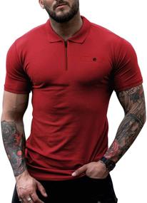 img 4 attached to 👕 COOFANDY Polyester Pocket Althletic T Shirt for Men: Superior Comfort and Style