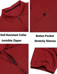 img 1 attached to 👕 COOFANDY Polyester Pocket Althletic T Shirt for Men: Superior Comfort and Style