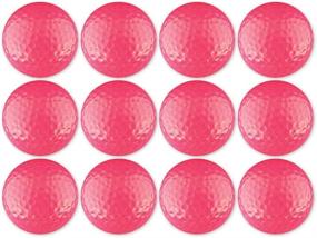 img 1 attached to Почувствуйте истинное веселье на гольф-поле с EnjoyLife Inc Golf Ball 12-Pack - красочными мячами без рисунка.