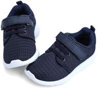 hiitave toddler shoes - lightweight & breathable sneakers with washable straps for boys and girls - ideal for running, walking, and athletics logo