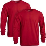 👕 gildan dryblend sleeve t shirt 2 pack: superior men's clothing and shirts for ultimate comfort and style логотип