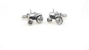 img 2 attached to MRCUFF Tractor Cufflinks Presentation Polishing Men's Accessories