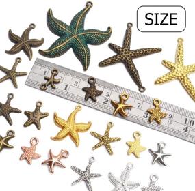 img 1 attached to Starfish Pendant Bracelets Supplies Findings