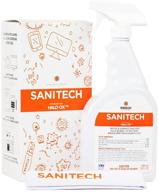 📱 sanitech (a whoosh! company) screen cleaner, electronic device disinfectant & surface sanitizer, epa approved, kills 99.99% of harmful bacteria & viruses, (32 oz w/cloth) logo