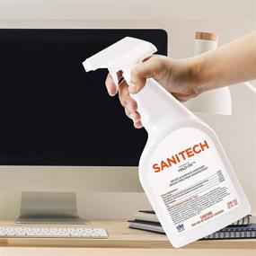 img 1 attached to 📱 SANITECH (a WHOOSH! Company) Screen Cleaner, Electronic Device Disinfectant & Surface Sanitizer, EPA Approved, Kills 99.99% of Harmful Bacteria & Viruses, (32 Oz W/Cloth)