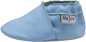 img 2 attached to Mejale Soft Soled Leather Moccasins Baby Boy Girl Shoes - Non-Slip Infant Toddler Prewalker