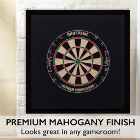 img 2 attached to Viper Championship Dartboard Backboard Mahogany