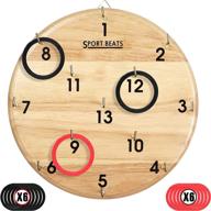 🎯 sport beats rings: fun wall toss games for kids and adults - indoor & outdoor yard entertainment - choose 12 inches or 20 inches логотип