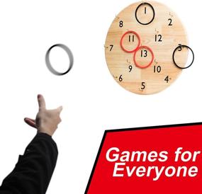 img 1 attached to 🎯 SPORT BEATS Rings: Fun Wall Toss Games for Kids and Adults - Indoor & Outdoor Yard Entertainment - Choose 12 Inches or 20 Inches