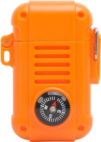 img 4 attached to UST Wayfinder Lighter: Orange Piezo-Electric Ignition with Built-In Compass for Backpacking, Hunting, and Hiking