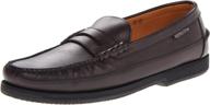 classic charm: mephisto penny loafer black leather men's shoes – timeless loafers & slip-ons for sophisticated style logo