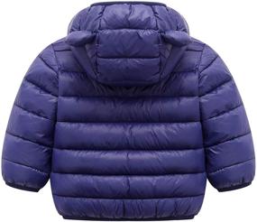 img 2 attached to 🧥 VJJ AIDEAR Winter Coats: Warm, Cute Hoods, Light Puffer Jacket Outwear for Baby Boys and Girls