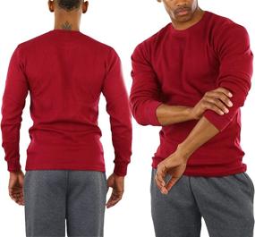 img 3 attached to ToBeInStyle Medium Premium Thermal Crewneck Sports & Fitness in Cycling