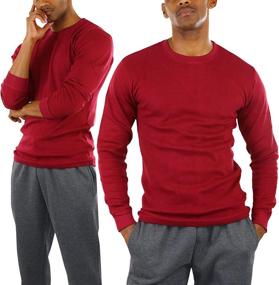 img 2 attached to ToBeInStyle Medium Premium Thermal Crewneck Sports & Fitness in Cycling