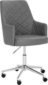 img 4 attached to Sunpan Modern Chase Office Chair - Sleek Graphite Design for a Contemporary Work Space