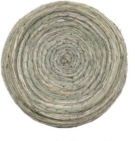 img 3 attached to 🐱 LWINGFLYER Bowl-Shaped Cat Scratch Board Pad: A Hand-Woven Rattan Grass Bed for Your Feline Friend