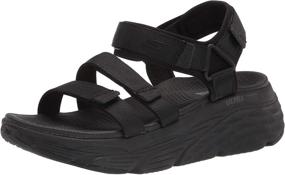 img 4 attached to 👡 Skechers Women's Cushioning Quarter Sandal Shoes for Women