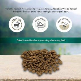 img 2 attached to 🐱 Addiction Viva La Venison Entrée Cat - Premium Dry Cat Food for Sensitive Cats - High-Protein Formula with New Zealand Venison - Made in NZ