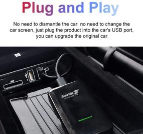 img 2 attached to 🔌 Адаптер Carlinkit 3.0 Apple Carplay для беспроводной передачи данных | Совместим с заводским Carplay через проводное подключение | Беспроводной плаг-анд-плей адаптер для автомобилей 2016-2021 годов