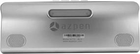 img 3 attached to Azpen A770 Boombox With Tablet Dual 5 Watts Bluetooth Speakers HD Display 16GB Storage And 8 Hour Battery (Silver)
