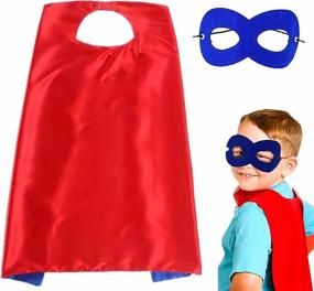 img 4 attached to 🦸 Superhero Costumes: Perfect for Christmas, Halloween & Cosplay Fun!