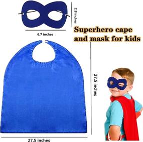 img 1 attached to 🦸 Superhero Costumes: Perfect for Christmas, Halloween & Cosplay Fun!