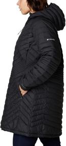 img 2 attached to 🧥 Columbia Women's Powder Jacket in Black - Women's Outerwear Coats, Jackets & Vests