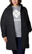 🧥 columbia women's powder jacket in black - women's outerwear coats, jackets & vests logo