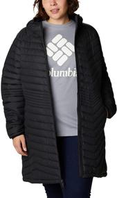 img 4 attached to 🧥 Columbia Women's Powder Jacket in Black - Women's Outerwear Coats, Jackets & Vests