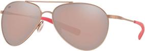 img 3 attached to Costa Del Mar Men's Piper Aviator Sunglasses: Stylish Protection for Your Eyes