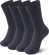 🧦 ceafer men's knit pattern athletic socks - winter wool sports socks for cool softness and ultimate comfort логотип