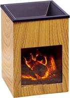 🕯️ eutuxia wax-warmer: the ideal electric candle wax burner melter for home office bedroom living room - a perfect gift & décor accent for fireplace design logo