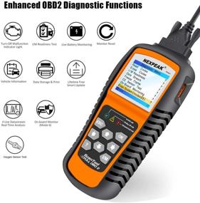 img 2 attached to 🚗 NEXPEAK NX501: Advanced OBD2 Scanner and Car Diagnostic Scan Tool for All OBDII Vehicles After 1996