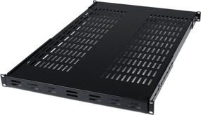 img 4 attached to StarTech Com Server Rack Shelf Adjustable