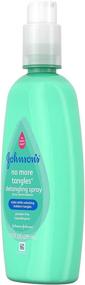 img 2 attached to 💆 Johnson's No More Tangles Spray Detangler (Pack of 2) - 10 Ounce, Tangle-Free Hair Care Solution