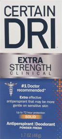 img 4 attached to 💦 Certain Dri Antiperspirant Solid - Excessive Perspiration Control - 1.7 Ounce, 2 Pack