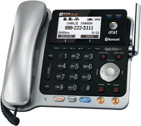 img 2 attached to AT&T TL86109 TL86109 Two-Line DECT 6.0 Phone System with Bluetooth - Enhanced Communication and Connectivity