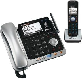 img 4 attached to AT&T TL86109 TL86109 Two-Line DECT 6.0 Phone System with Bluetooth - Enhanced Communication and Connectivity