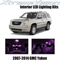 xtremevision interior led for gmc yukon 2007 - 2014 (12 pieces) pink interior led kit installation tool logo