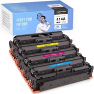 🖨️ mycartridge suprint no chip compatible toner cartridge set for hp 414a, 4-pack, black cyan magenta yellow - laserjet m454 & m479 series logo